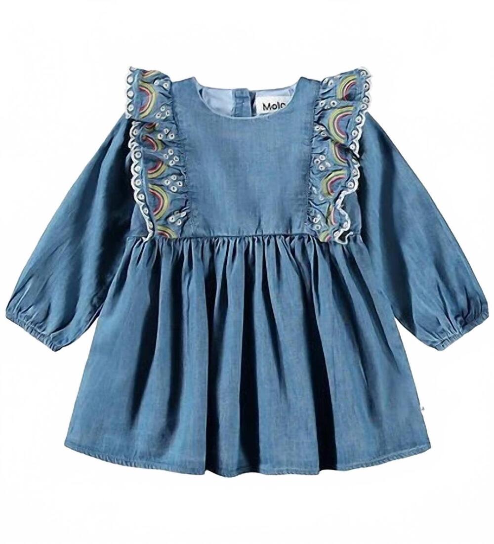 NEW MOLO girls carlene dress in wonder rainbow
